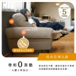 【IHouse】專利零靠牆 加厚牛皮 270cm雙位電動沙發(沙發躺椅/沙發床)