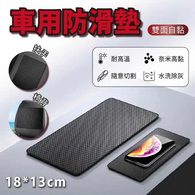 【Godimento】18*13cm 車用防滑置物墊(止滑墊 防滑墊 汽車防滑貼)