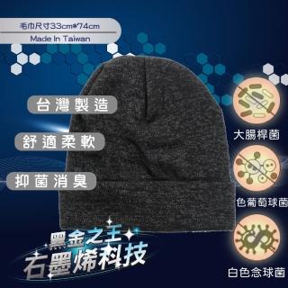 【amica】石墨烯健康新科技保暖帽(石墨烯 遠紅外線 抑菌 除臭 舒適 彈力 蓄熱升溫 透氣)