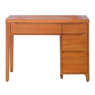 【Mahogany 瑪荷尼傢俱】全原木 桃花心木 誠品化妝臺(化妝桌)