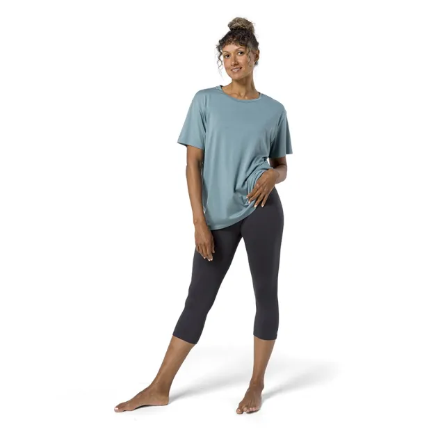 【Manduka】Vinyasa Tee 經典寬鬆瑜珈練習服(運動上衣、瑜珈罩衫、瑜珈服)