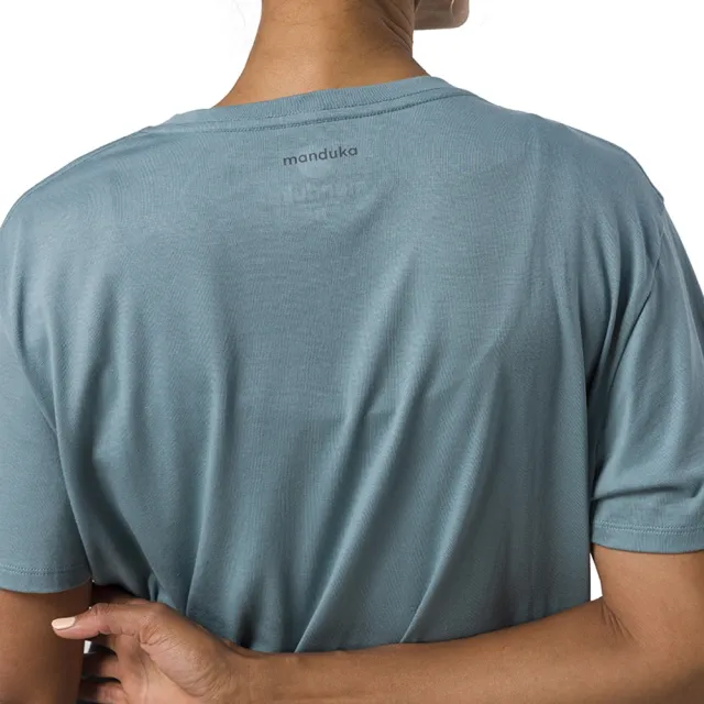 【Manduka】Vinyasa Tee 經典寬鬆瑜珈練習服(運動上衣、瑜珈罩衫、瑜珈服)