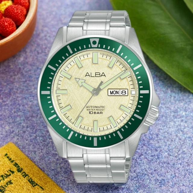 ALBA Tokyo Design 岩石紋理機械錶-43mm(AL4719X1/Y676-X094G)