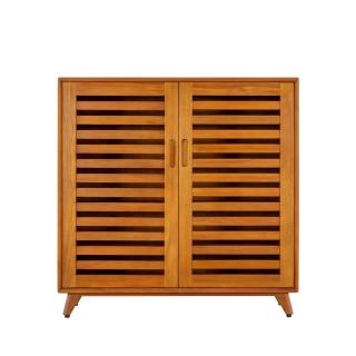 【Mahogany 瑪荷尼傢俱】全原木 桃花心木 米蘭105鞋櫃(鞋架、鞋櫃)