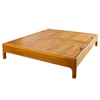 【Mahogany 瑪荷尼傢俱】全原木 桃花心木 圓滿5尺床架(床、雙人床)