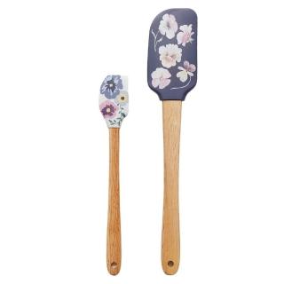【NITORI 宜得利家居】矽膠廚具 矽膠刮刀 DF NH10 2入(矽膠廚具 矽膠 刮刀)