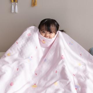 【Juho deco】兒童純棉睡袋-甜點派對(睡袋 露營睡袋 幼兒園睡袋 保暖睡袋)