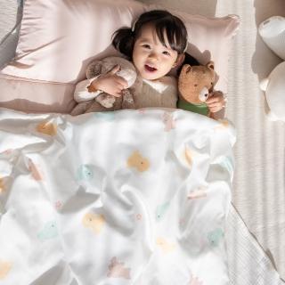 【Juho deco】兒童抗敏防蹣睡袋-可可比熊(睡袋 露營睡袋 幼兒園睡袋 保暖睡袋)