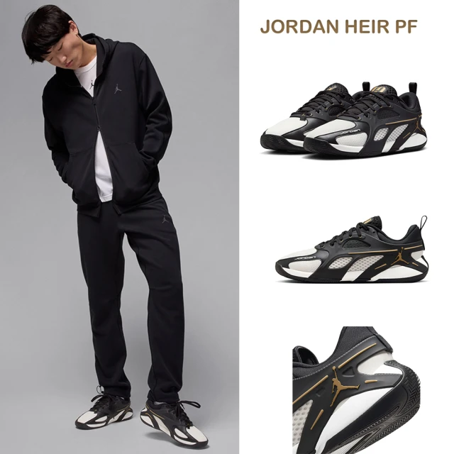 NIKE 耐吉 籃球鞋 男鞋 運動鞋 包覆 緩震 JORDAN HEIR PF 黑金 FQ3859-007