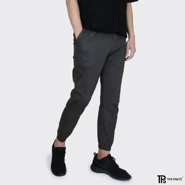 【THE PANTS 有件褲子】極簡棉質束口褲 褲襠有拉鍊 可繫皮帶 輕薄微彈性 四季可穿(共四色 提供加大尺寸)
