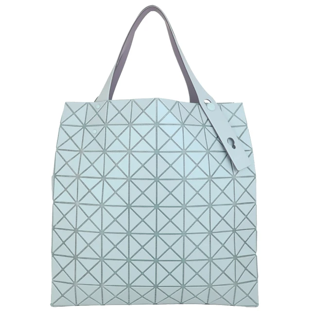 ISSEY MIYAKE 三宅一生 BAOBAO 霧面方格8x8側肩/手提包(淡綠色)