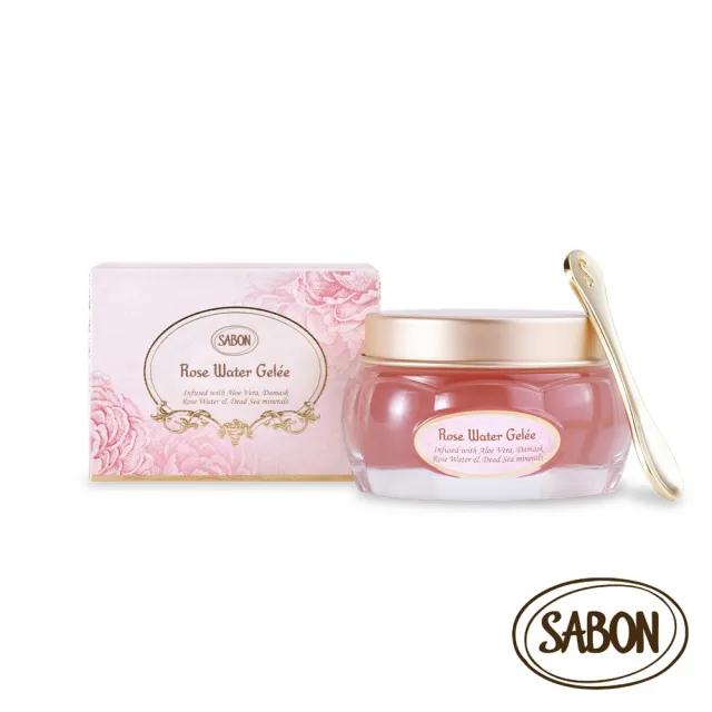 【SABON】官方直營 大馬士革玫瑰有機光燦水凝凍80ml