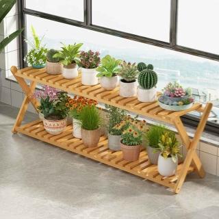 【佑煌旗艦店】2層90cm 花架(花架子 置物架 落地花架 花架 花盆架 預購15天)