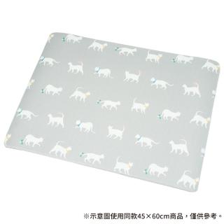 【NITORI 宜得利家居】PVC廚房地墊 貓 CAT GY 45×90(廚房地墊 地墊 貓)