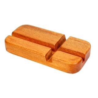 【Mahogany 瑪荷尼傢俱】全原木 桃花心木 平板架 十字方形手機座