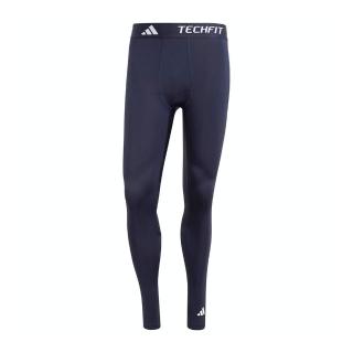 【adidas 愛迪達】TF Base Tight 男 緊身褲 束褲 內搭 吸濕排汗 深藍(IW5837)