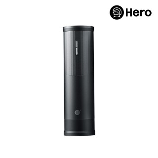 【zeroHero】小銳便攜電動磨豆機-黑色(鋁合金機身/上調節刻度/雙軸設計/六星不鏽鋼磨芯/先切再磨/磁吸蓋)
