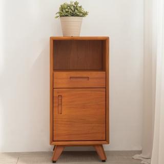 【Mahogany 瑪荷尼傢俱】全原木 桃花心木 丹麥電話桌(邊桌 收納桌 邊櫃)