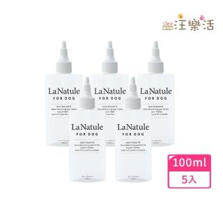 【wanchan-life 汪樂活】淨耳水潤 耳朵保養液100mLx5(去除異味/無香料/高保濕/寵物營養師監修)