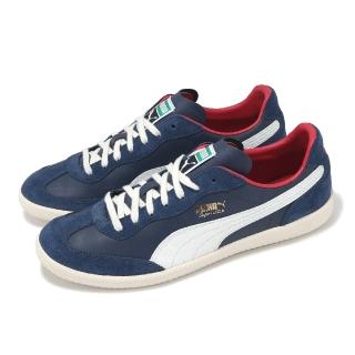 【PUMA】休閒鞋 Super Liga OG Retro 男鞋 女鞋 藍 紅 皮革 麂皮 復古 低筒 板鞋(356999-20)