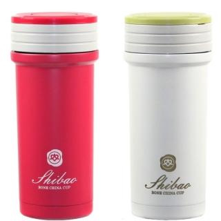 【SHIBAO 世寶】火把造型輕量隨行陶瓷保溫杯-360ml(內膽採用硬白瓷材質)