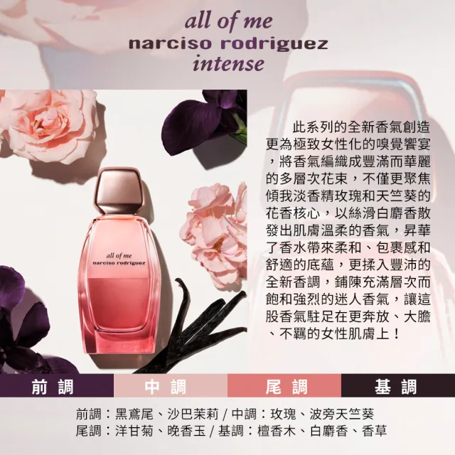 【NARCISO RODRIGUEZ】無畏女性淡香精50ml(專櫃公司貨)