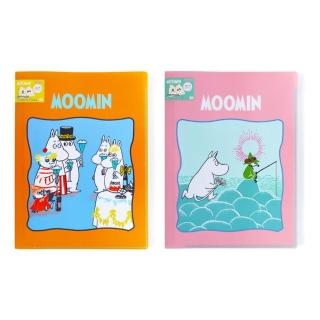 【sun-star】MOOMIN 嚕嚕米 北歐納維亞風格 A4 雙開式夾鏈資料冊