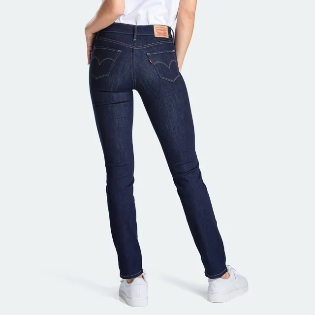 【LEVIS】女款 312 中腰縮腹修身窄管牛仔褲 / 原色基本款 / 彈性布料 熱賣單品 19627-0209