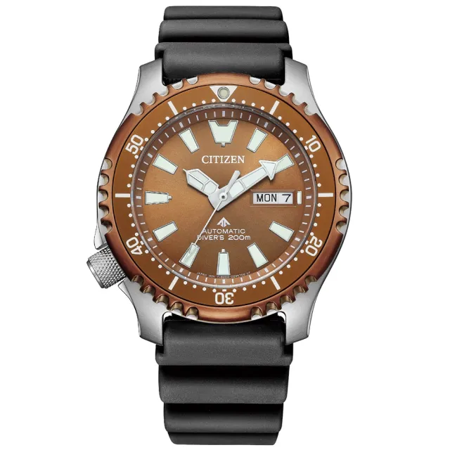 【CITIZEN 星辰】PROMASTER系列 鋼鐵河豚 潛水機械腕錶 錶 手錶 送禮(NY0164-65X)