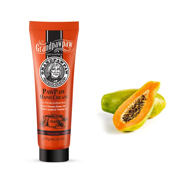 【澳洲 Grandpawpaw】木瓜護手霜含綿羊油曼努考蜂蜜20+(4入組 75g/條)