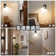 【Jo Go Wu】雙光源磁吸旋轉壁燈(買一送一/床頭燈/壁掛燈/展示燈/小夜燈/街燈/樓梯燈/樓梯燈)