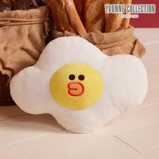 【YVONNE 以旺傢飾】莎莉太陽蛋抱枕(LINE FRIENDS)