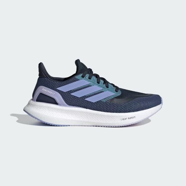 【adidas 愛迪達】Pureboost 5 W 女 慢跑鞋 運動 路跑 反光 緩震 耐磨 深藍(IF9207)