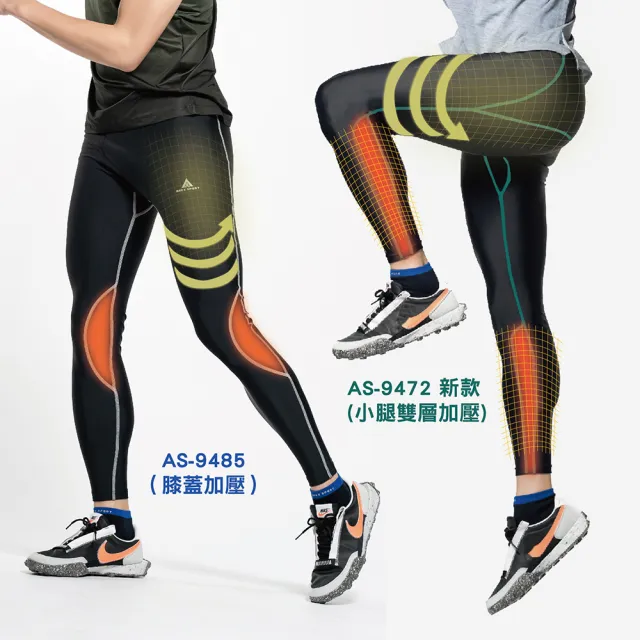【AREXSPORT】AS-9472 男款全能型運動訓練壓縮長褲(壓力褲/加大尺碼/水陸褲/馬拉松/跑步/健身/水上活動)