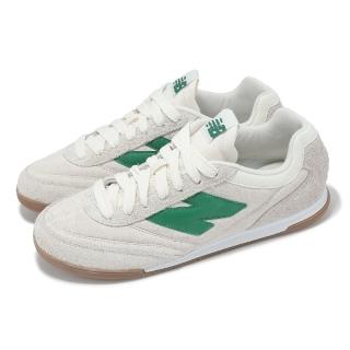 【NEW BALANCE】休閒鞋 RC42 男鞋 女鞋 米白 綠 麂皮 低筒 膠底 復古 情侶鞋 NB(URC42HG-D)