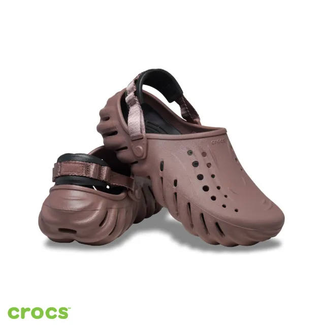 【Crocs】中性鞋 Echo 波波克駱格 洞洞鞋(207937-0LF)