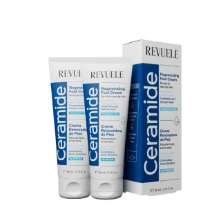 【REVUELE瑞膚露】神經醯胺嫩足霜80ml*2入組(無香精  無色素  無酒精  無Paraben防腐劑)