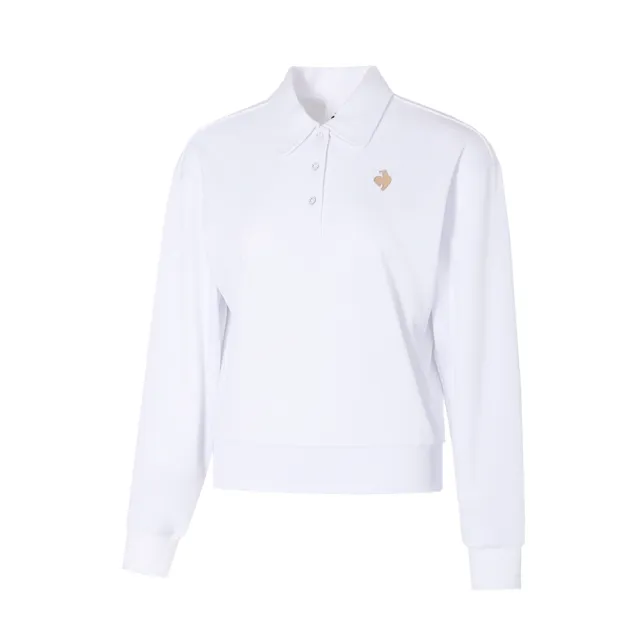 【LE COQ SPORTIF 公雞】休閒經典長袖POLO衫 女款-2色-LWU22344