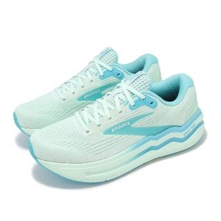 【BROOKS】慢跑鞋 Ghost Max 2 男鞋 螢光藍 魔鬼極致 超發光限定版 厚底 緩衝 運動鞋(1104311D451)