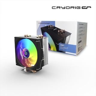 【CRYORIG】快睿 CR401 ARGB CPU散熱器(原廠3年保固/安裝高度15cm/4根熱導管)