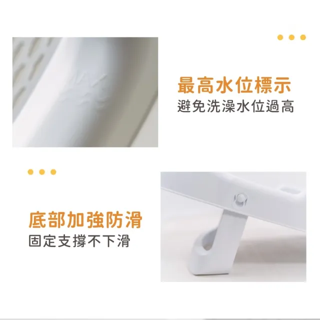 【Piyo Piyo 黃色小鴨】新生兒防滑折疊軟墊沐浴架(寶寶 澡盆 嬰兒 浴盆 嬰兒洗澡用品)