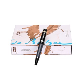 【MONTBLANC 萬寶龍】文學家系列 Honore de Balzac奧諾雷‧德‧巴爾札克 限量鋼珠筆(黑色)