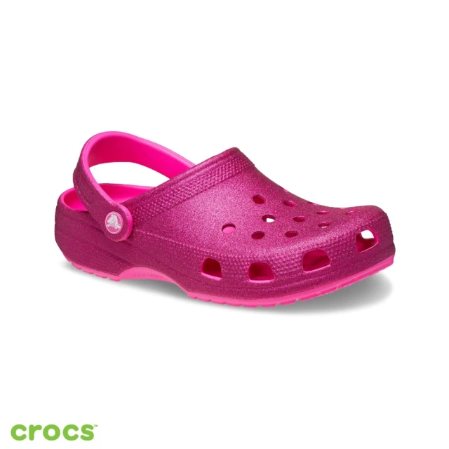 Crocs 中性鞋 經典 閃耀 克駱格 Glitter 洞洞鞋(205942-6TW)