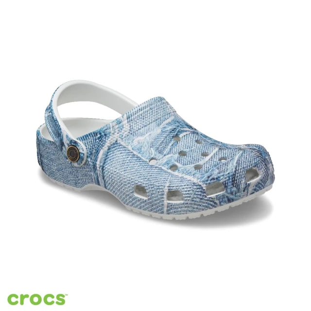 Crocs 中性鞋 經典 丹寧 克駱格 Classic Denim 洞洞鞋(210402-4MH)