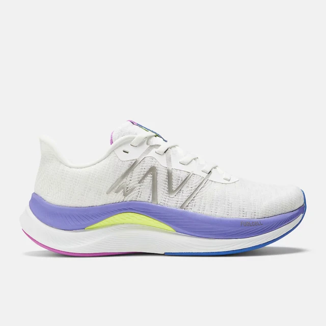 NEW BALANCE Fuelcell Propel V4 女 慢跑鞋 運動 寬楦 白紫(WFCPRCW4)