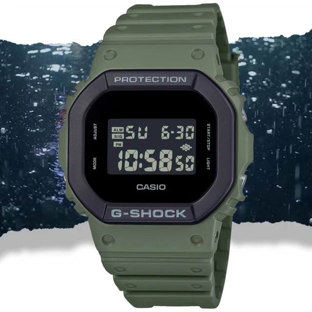 CASIO 卡西歐 G-SHOCK 街頭時尚 方形電子腕錶(DW-5610UU-3)