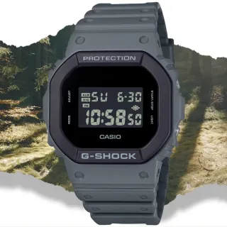 【CASIO 卡西歐】G-SHOCK 街頭時尚 方形電子腕錶 618 年中慶 禮物(DW-5610UU-8)