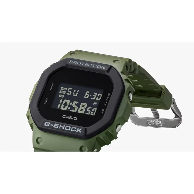 【CASIO 卡西歐】G-SHOCK 街頭時尚 方形電子腕錶 推薦 送禮 畢業禮物(DW-5610UU-3)
