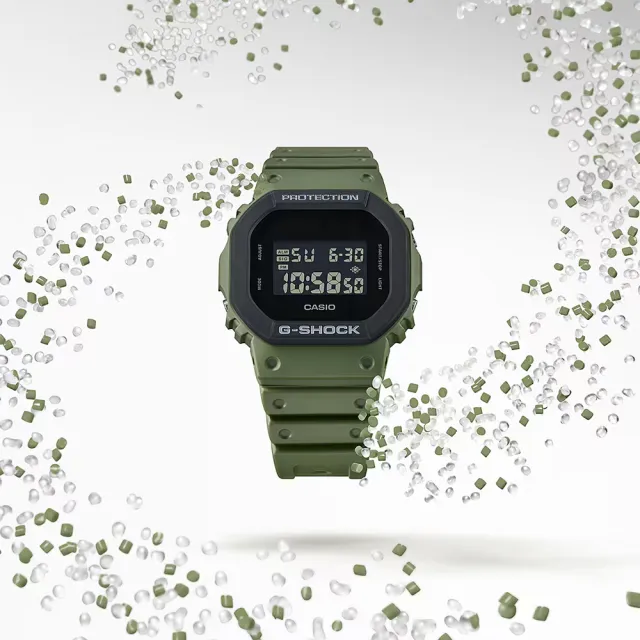 【CASIO 卡西歐】G-SHOCK 街頭時尚 方形電子腕錶 推薦 送禮 畢業禮物(DW-5610UU-3)