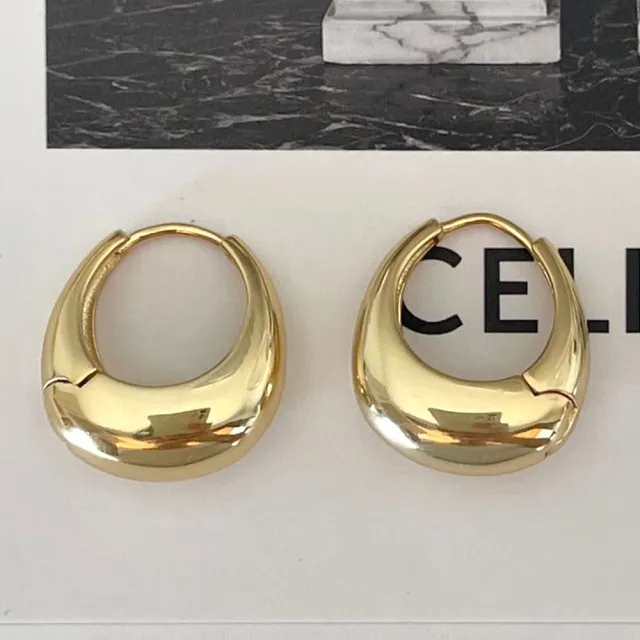 耳環　金環　①②まとめて 心圈。易扣式耳環- eco安珂飾品| 正韓耳骨夾/磁鐵耳環手鍊/925純銀飾品